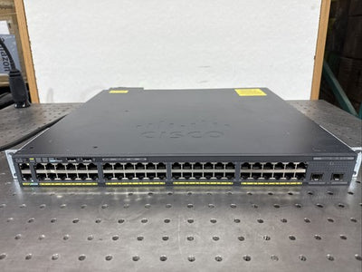 Cisco Catalyst 2960-XR Series 48-Port PoE+ Ethernet Switch WS-C2960XR-48FPD-I