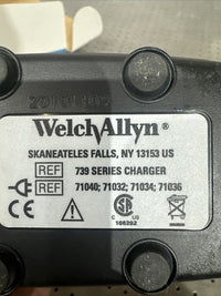 Lot Of 2 Welch Allyn 739 Series Charger Without Power Supply. Working