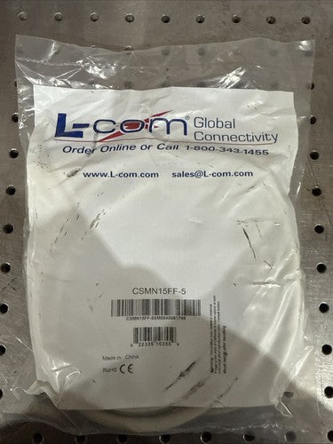L-Com CSMN15FF-5 Cable  New In Package 5FT
