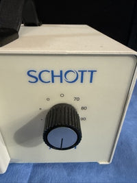 SCHOTT DCR III FIBER OPTIC EYE LIGHT SOURCE 20500