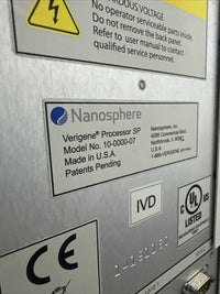 Nanosphere Verigene Reader 10-0000-02 & 4 Verigene Sample Processor SP10-0000-07