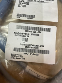 TURCK 167K025G09 U2-15918 CABLE ASSEMBLY
