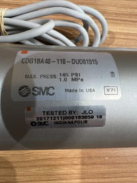 NEW SMC CDG1BA40-110-DUO01515 AIR CYLINDER WITH SENSORS IN BOX
