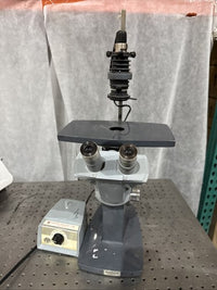 American Optical 1810 Inverted Microscope 4x, 10x, 6.5x W/ Light Source
