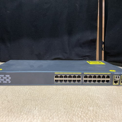 Cisco Catalyst 2960 WS-C2960-24TC-L 24 Port Fast PoE Ethernet Switch