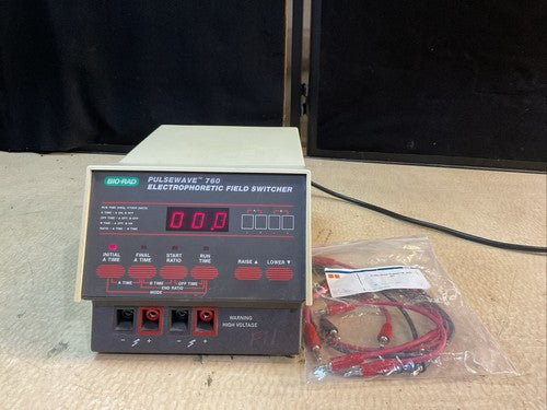 BIO-RAD PULSEWAVE 760 ELECTROPHORETIC FIELD SWITCHER With Leads