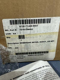 New In Box! SPX Hankison HMD20-3 Membrane Air Dryer SPX Max Press 175PSIG/12BAR!
