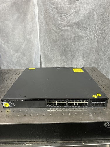 Cisco Catalyst WS-C3650-24PD  24-PortGigabit Ethernet Network Switch