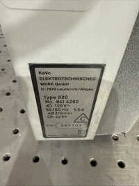 Kavo K9 EWL FOOT CONTROL Pedal Typ 920 D7970 Dental Lab Handpiece Motor