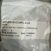 Lot Of 30 Corning SC Duplex 50um OM3/OM4 Fiber Optic Adapter ADP-DSC0-CCAFL-CLS