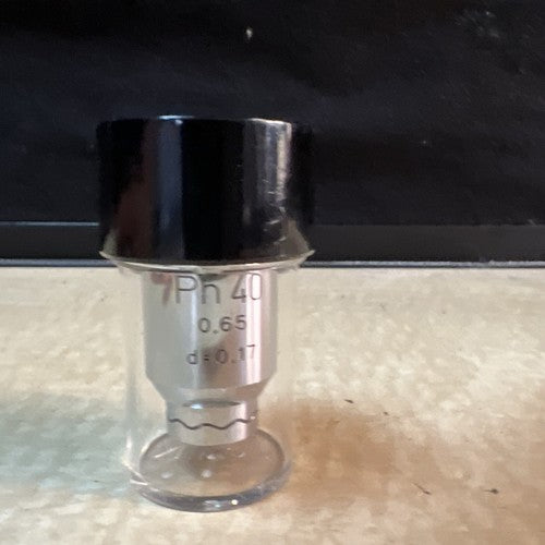 MICROSCOPE WILD HEERBRUGG SWISS OBJECTIVE 40X PH PHASE Objective