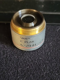 C PLAN 4x/0.10 OBJECTIVE LENS 506074 LEICA DMLS LABORATORY MICROSCOPE