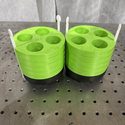 * Pair Beckman Coulter 345371 4x50mL Tube Bucket Inserts Assembly SX4750/SX4750A