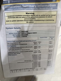 Oxford Instruments 7T Superconducting Magnet for FT-ICR Mass Spectrometer System