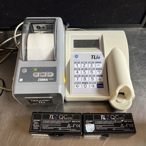 Hologic TLi iQ system with TLi iQ QCette and Zebra label printer