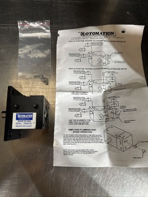 Rotomation A032-90-TC-r37-10.32-4-p   Rotary Actuator