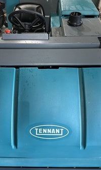 Tennant 8300 Industrial Ride-On Sweeper Scrubber Battery Powered Floor Cleaner