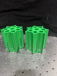 x2 Sorvall 00447 Centrifure Rotor Bucket 8 x 15mL Tube Adapters for Bucket 11788