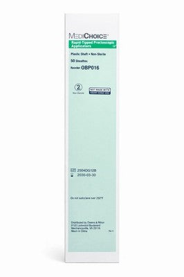 MediChoice OBP016 Applicators 16” Rayon Tip 50/Box New