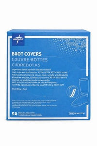 Medline Boot Covers – Regular/Large – Blue – 50 Count – NON27200