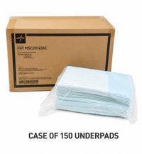 Medline Underpads 23x36in REF MSC281226C Case 150 Disposable Chux Pads