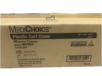 MediChoice Plastic Cart Cover 38x26x48 Clear 50/Roll MC4807 NEW