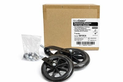 MediChoice Replacement Wheelchair Front Caster Assembly GEY2CA Fits 18-20” Chair