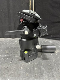 Bogen Manfrotto 3063 Tripod Pan Tilt Head w/ Handle & Quick Release Plate Italy