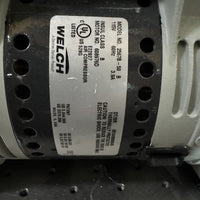 WELCH - 2561B-50 Piston Vacuum Pump  0.333 hp  1 Phase Used Surplus
