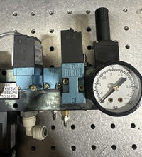 K&S  8060 Pneumatic Manifold Assembly w/ MAC Valves & Wilkerson Regulator