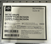 Medline InvisiShield Incise Drape 17.7” x 13.8” Sterile DYNJSD1040 Case of 10