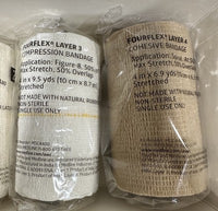 Medline FourFlex 4 Layer Bandage System MSC4400 Lot of 8