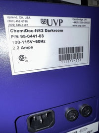 UVP ChemiDoc-It 2 810 Imager LMS-26 Transilluminator 97-0654-01 w/Darkroom
