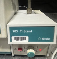 Metrohm 756 KF Coulometer w/ 703 803 Ti Stand Karl Fischer System