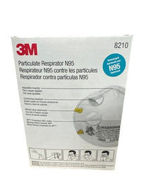 3M 8210 N95 Particulate Respirator NIOSH Approved Face Masks Box of 20
