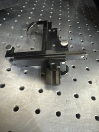 ANTIQUE  XY CLIPS STAGE SPENCER AO MICROSCOPE PART AS PICTURED H9-A-37