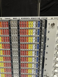 Grass Model 12 Neurodata Acquisition System EEG Amplifier Rack Model 12C-16-23