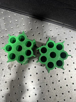x2 Sorvall 00447 Centrifure Rotor Bucket 8 x 15mL Tube Adapters for Bucket 11788