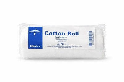 Medline Cotton Roll NON6027 16 oz Latex Free 1 Each NEW Sealed NON6027