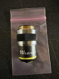 10x 0.25 160/0.17 Microscope Objective (Unbranded)