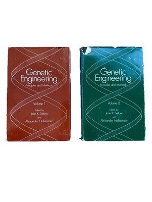 Genetic Engineering Vol 1 & 2 Set 1979 1980 Plenum Press HC Setlow