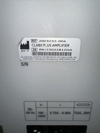GE CLab II Plus 128 Amplifier SN RXJ15022812GA