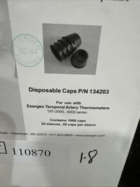 Exergen 134203 Disposable Caps for TAT-2000 & TAT-5000 Scanners - Box of 1000