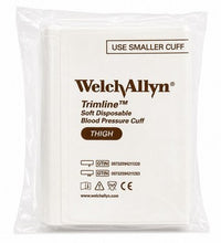 Welch Allyn Trimline Thigh BP Cuff REF 39015 Box 20 Soft Disposable