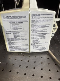Abbott Lifecare 5000 Infusion System 1.6 Series Concurrent Flow Tested Working