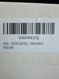 Olevs Men’s Watch Skeleton 5 Hands Gold/Silver Band, Blue Dial