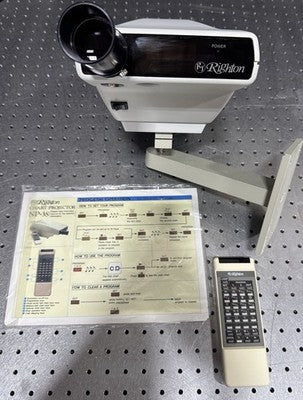 Righton NP-3S Chart Projector w/ Remote & Manuals Wall Mount Tested