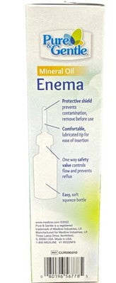 Pure And Gentle Disposable Mineral Oil Enema, 4.5oz