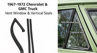 1967-72 Chevy GMC Truck Vent Window Seal Kit 67-7021448/9 Pair
