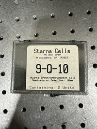 Starna Glass Spectrophotometer Cells 7Q, 9-Q-10, Semimicro, Open Top, 2units